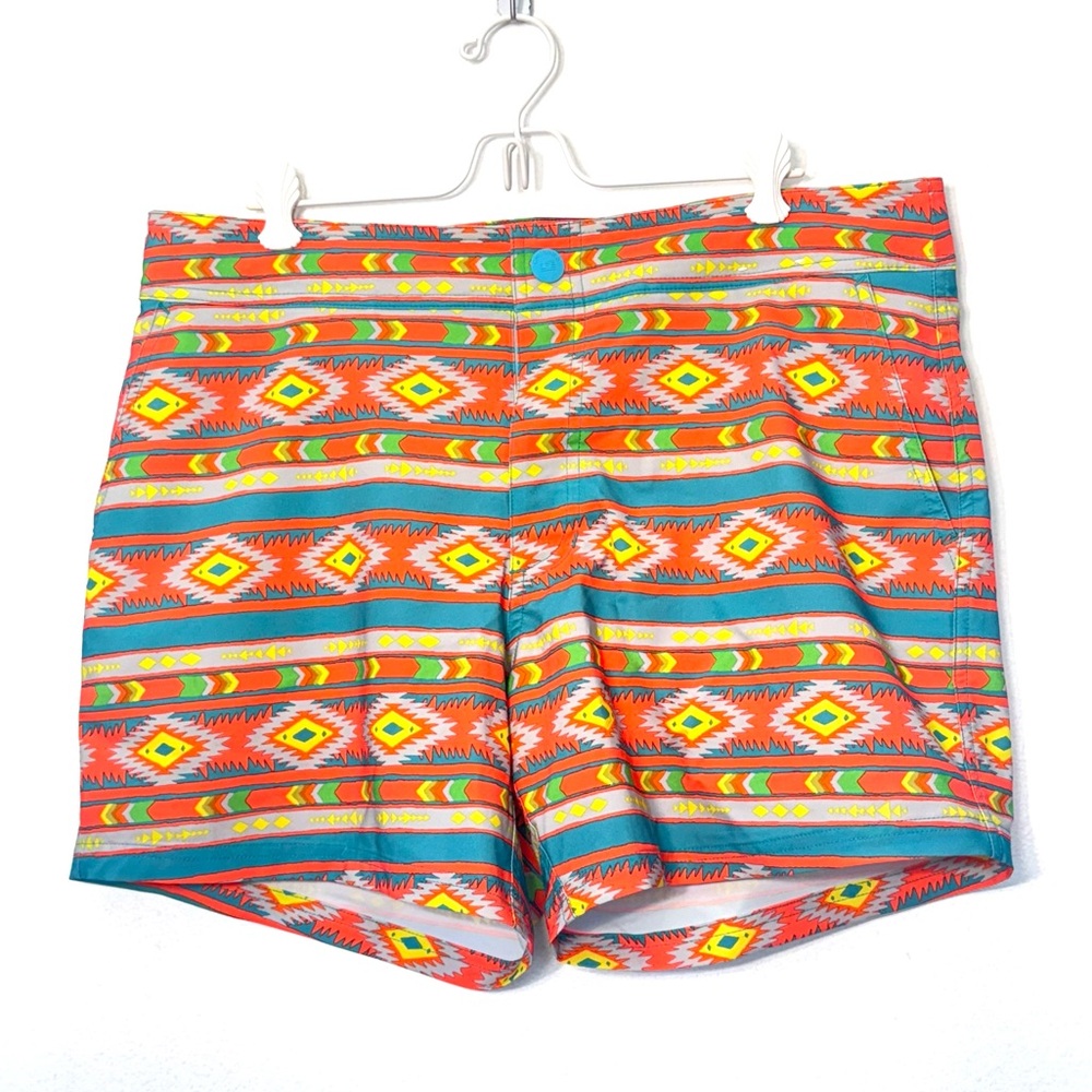 Chubbies Men’s Aztec Multicolor Swimwear Shorts Sz Large